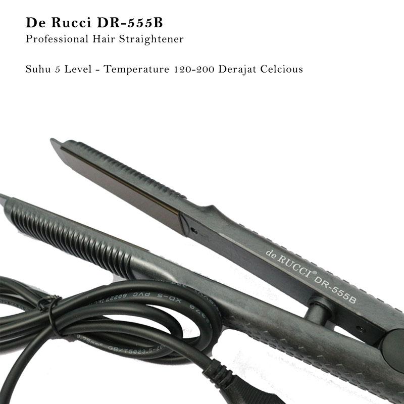 Jual De Rucci Dr 555b 2 In 1 Hair Straightener Online Desember 2020 Blibli