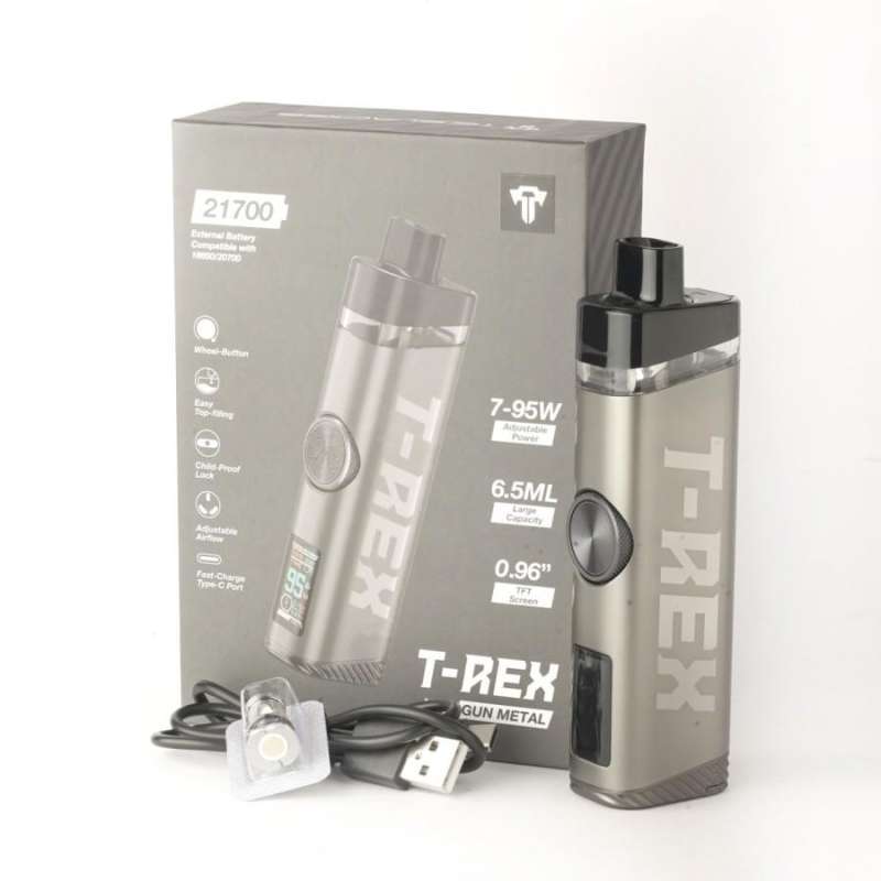 Jual Teslacigs T-rex 95w Pod Mod Kit 100% Authentic / Tesla Trex Pod Mod Di  Seller Umkm Jakartavapers Flagship Store - Jakartavapers - Kab. Tangerang |  Blibli