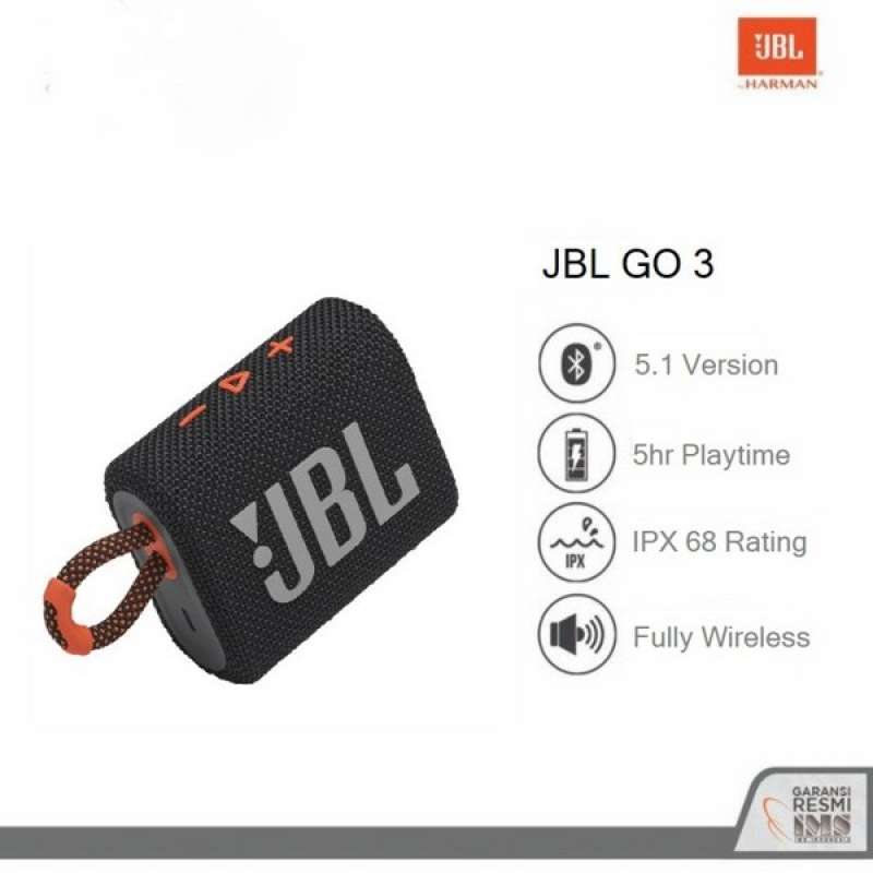 Jual Jbl Go 3 By Harman Kardon Original 