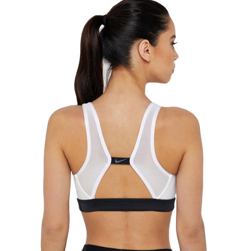 Nike sport distort store indy plunge bra