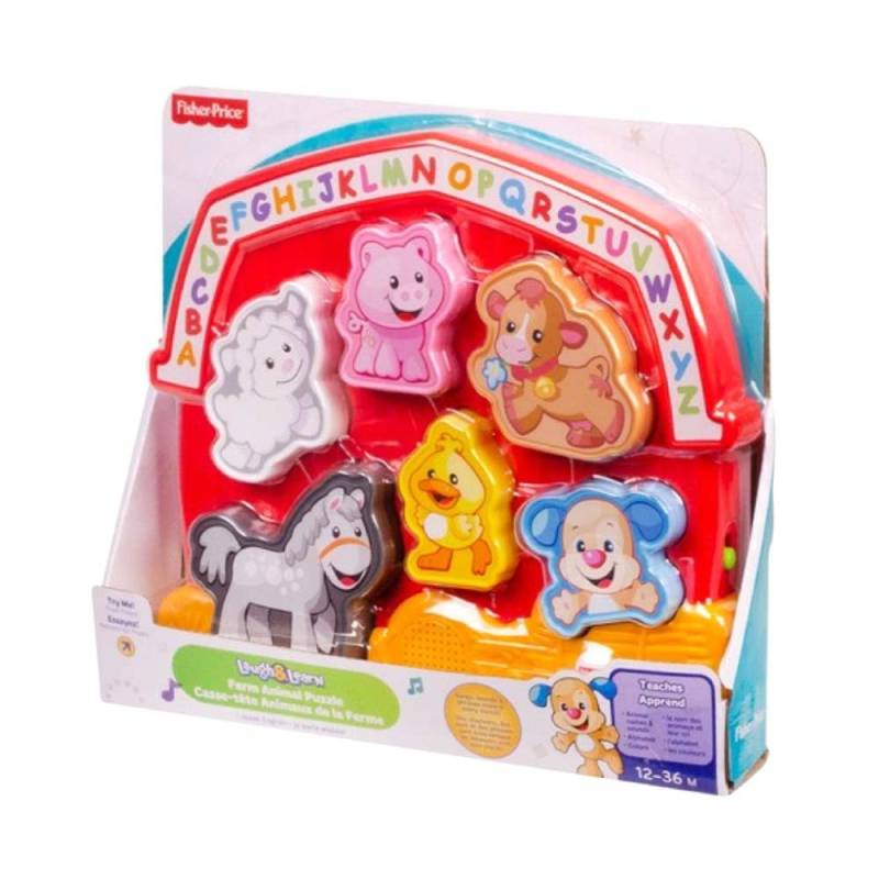 fisher price laugh and learn farm animal puzzle