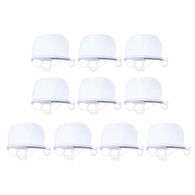 Jual 40x Clear Reusable Mouth Shield 