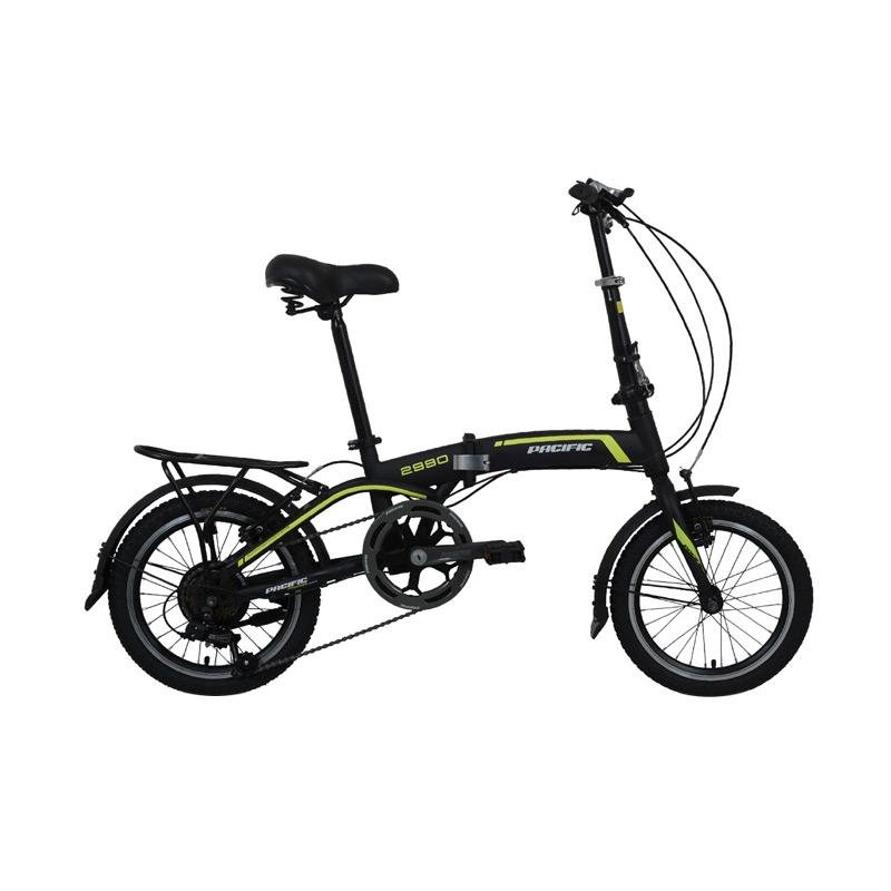 Jual Pacific 2990 Ht V Sepeda Lipat 16 Inch 7 Speed Grey Green