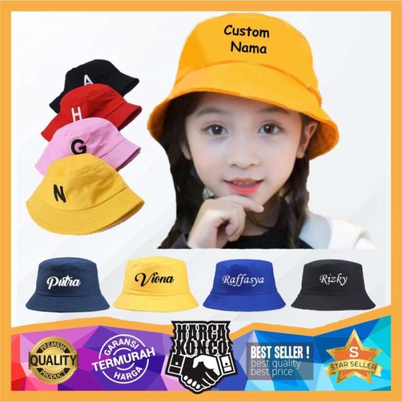 Promo Bucket Hat Anak Custom Bordir 