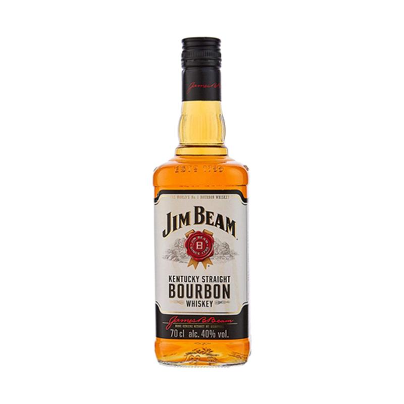 Jual JIM BEAM White Kentucky Straight Bourbon Minuman Alkohol ...