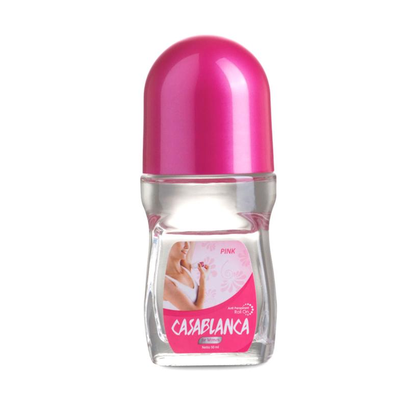 Jual Casablanca Pink Deodorant Roll On For Women 50 Ml Online