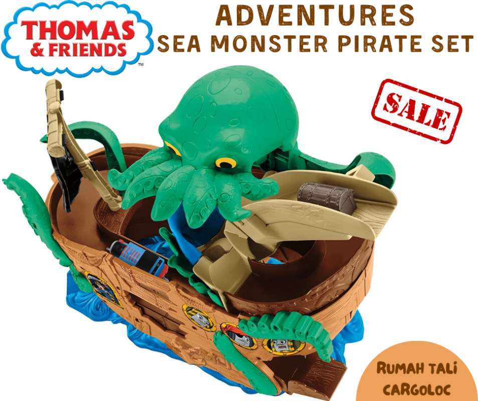 Thomas and friends sea monster pirate set discount