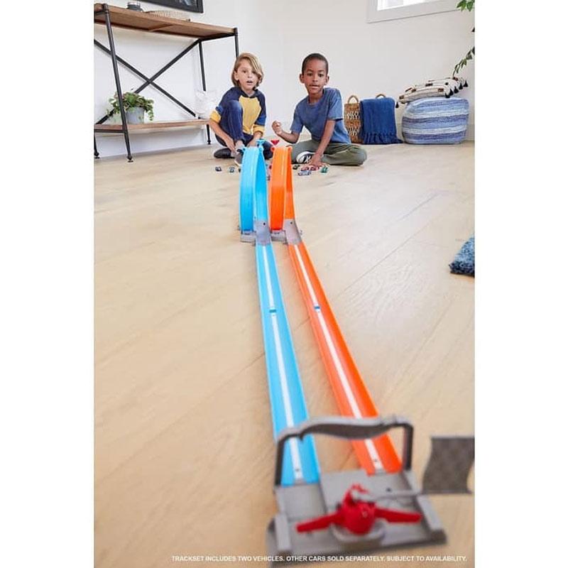 hot wheels track double loop dash