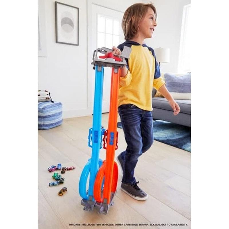 hot wheels race track double loop
