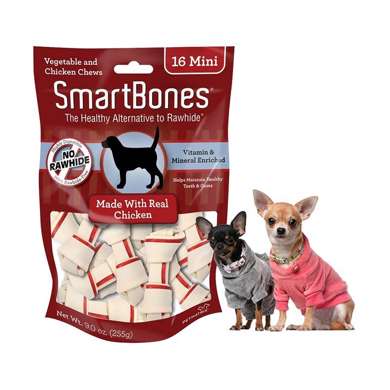 Jual Smartbones Chicken 16 Mini Makanan Anjing 255 G Murah