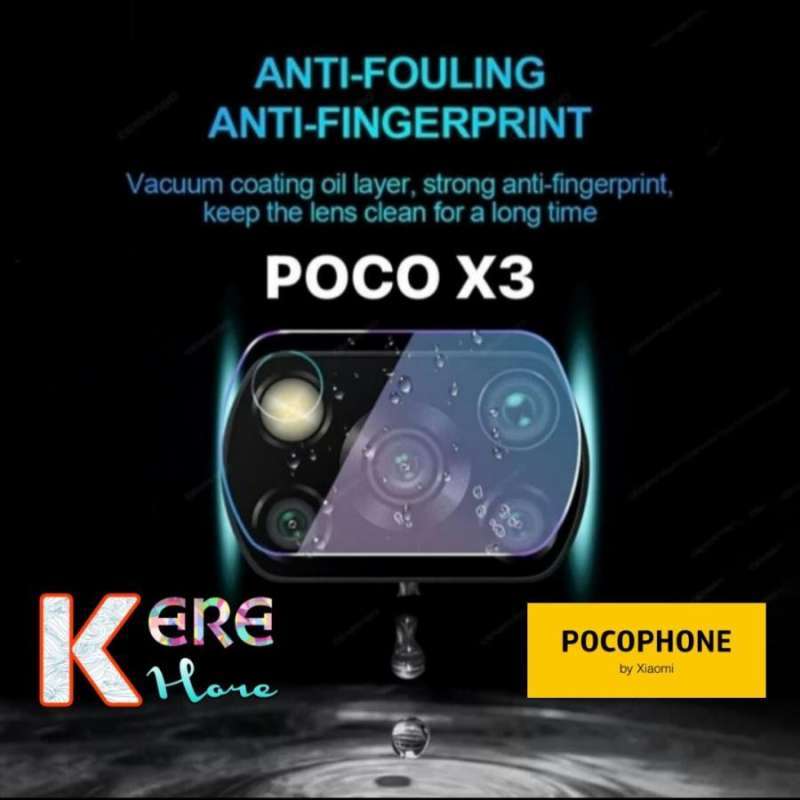 TEMPERED GLASS KAMERA POCOPHONE X3 PELINDUNG KAMERA