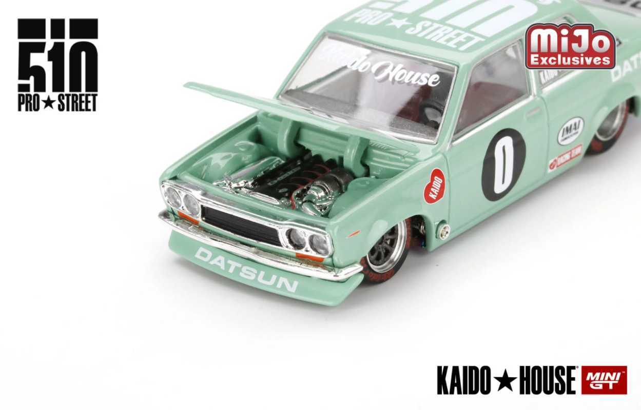 Mini GT Kaido House Datsun 510 Street V3 - Edición Limitada