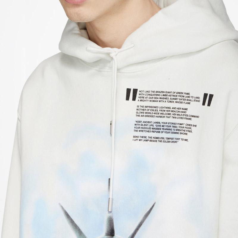 Liberty hoodie off white on sale