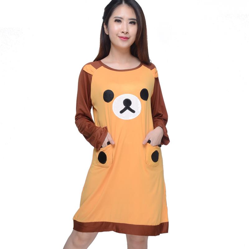 Jual Fs Jfashion Bear Korea Printing Piyama Daster Wanita Online Mei 2021 Blibli
