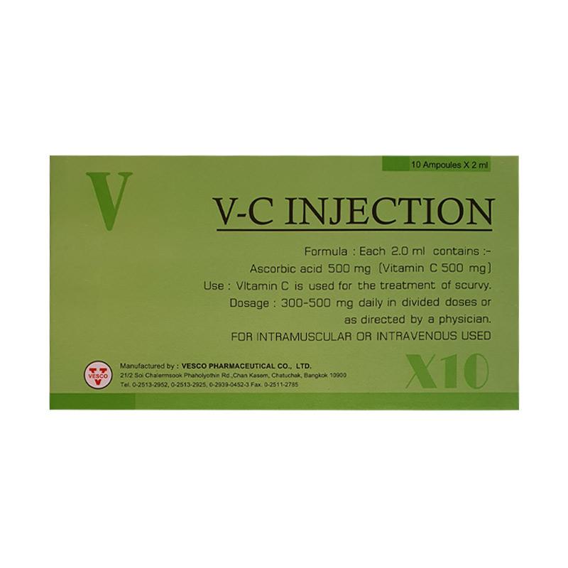 Jual Serum Vc Injection Vitamin C 10 Ampul Online Mei 2020