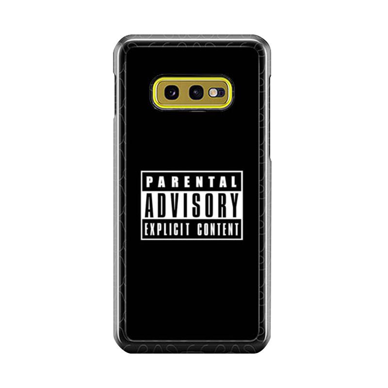 Hardcase Casing Custom Samsung Galaxy S10e lite Parental Advisory Explicit  Content Case Cover