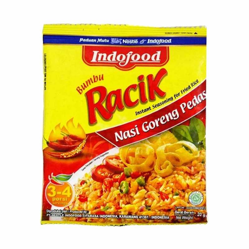 Jual Indofood Bumbu Racik Nasi Goreng Pedas 20 G Sachet Online Maret 2021 Blibli