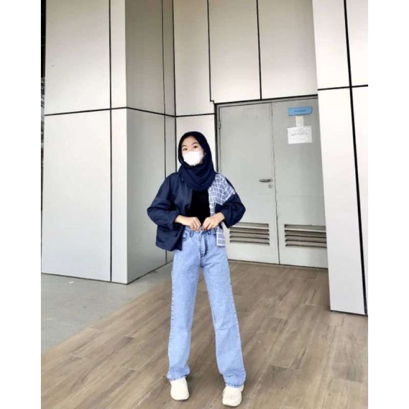 Promo HIGH WASIT KULOT JEANS PREMIUM di 
