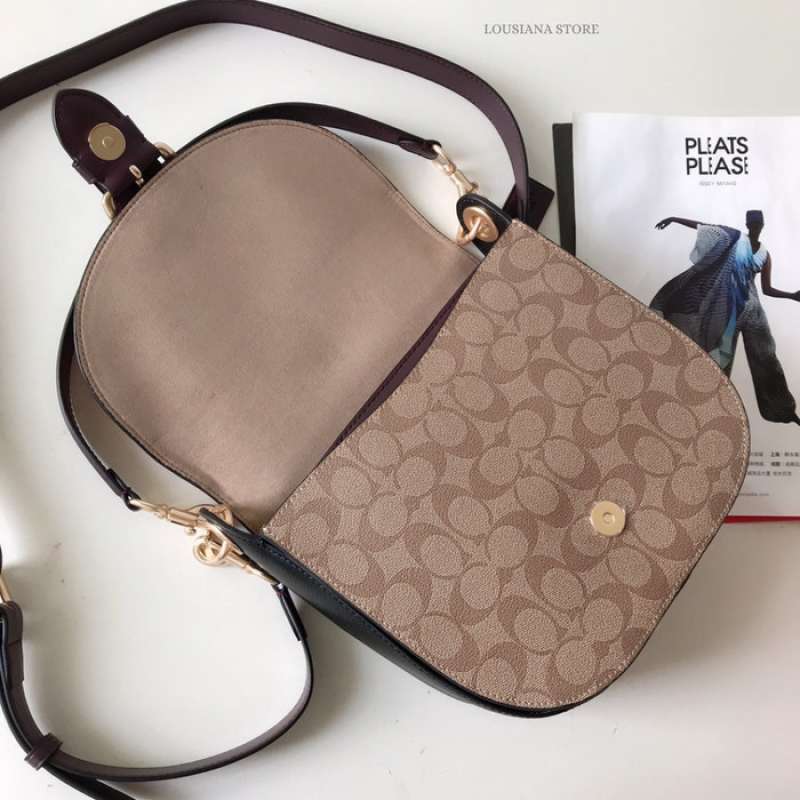 coach bags brown color