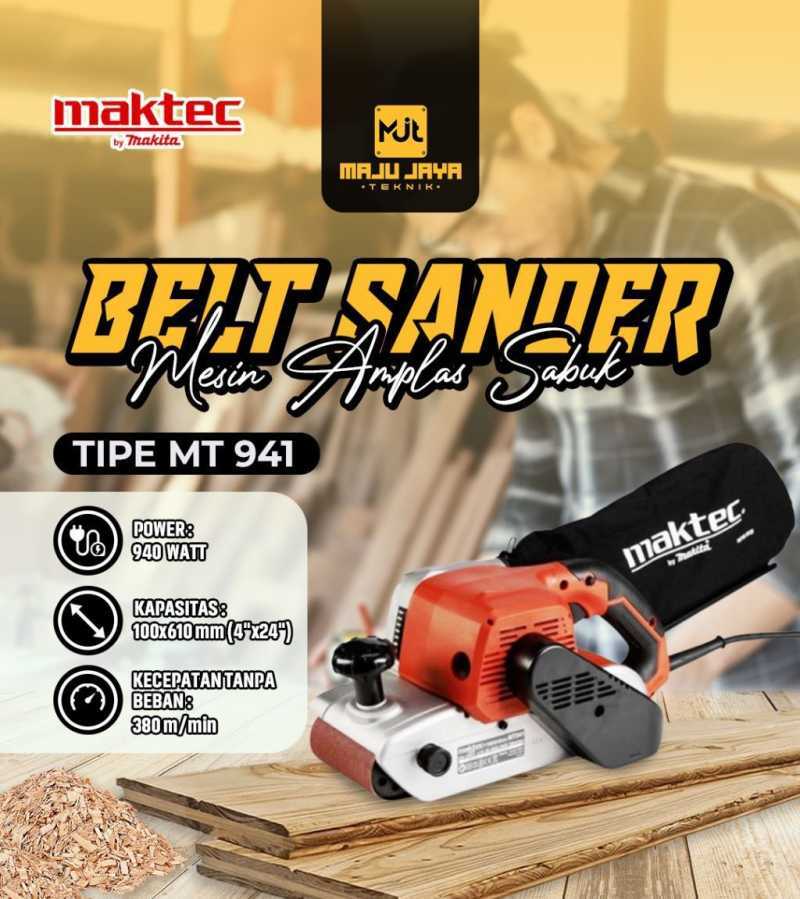Maktec belt sander top