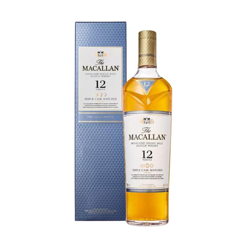 Jual Macallan Single Malt Fine Oak Triple Cask 12 Years Old Online November 2020 Blibli