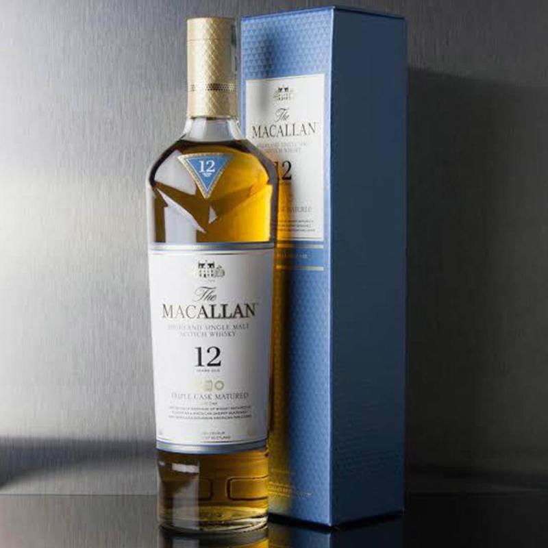 Jual Macallan Fine Oak Triple Cask 12 Years Old Whiskey 700 Ml Online November 2020 Blibli