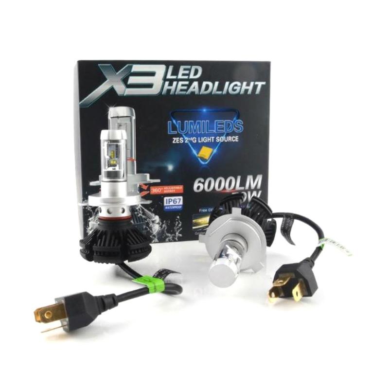 philips h4 led headlamp lampu mobil