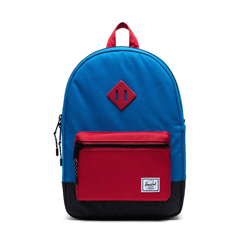 herschel backpack blue and red