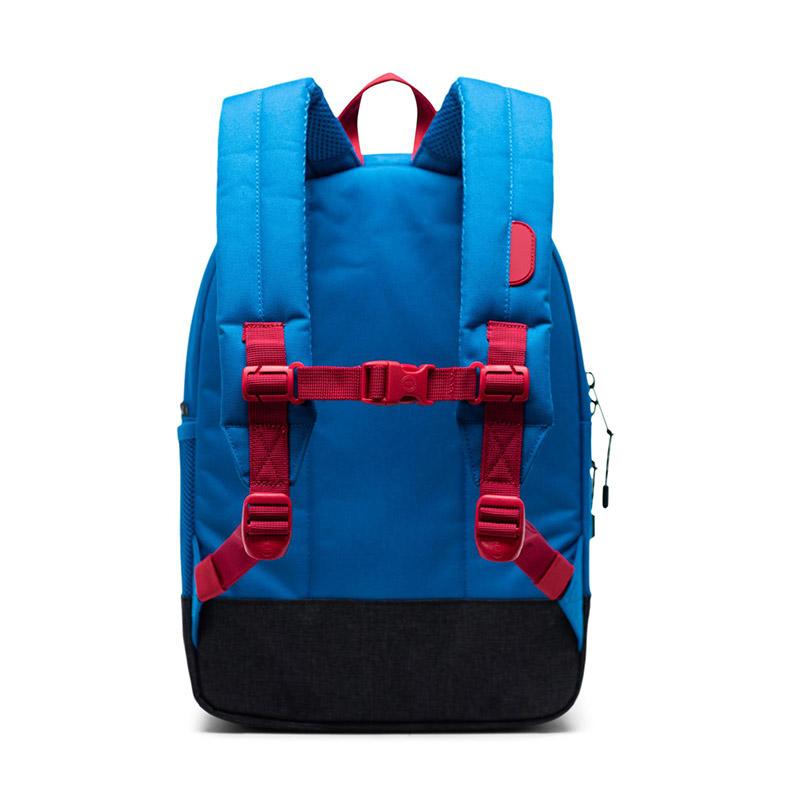 herschel backpack blue and red