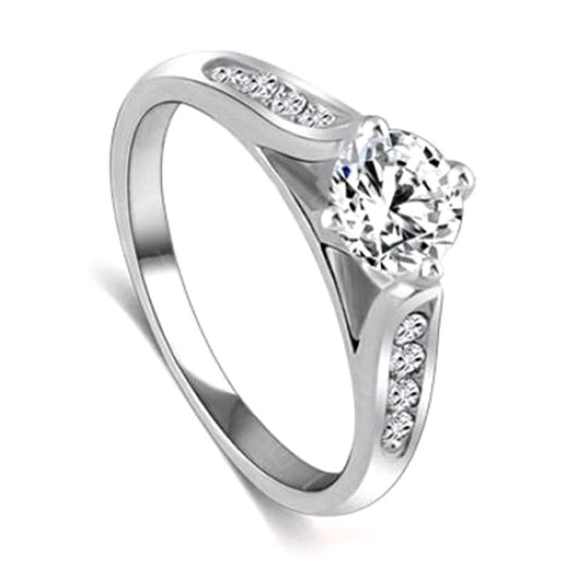 Jual Best Luxury Alloy Bridal Wedding Engagement Finger Women Ring