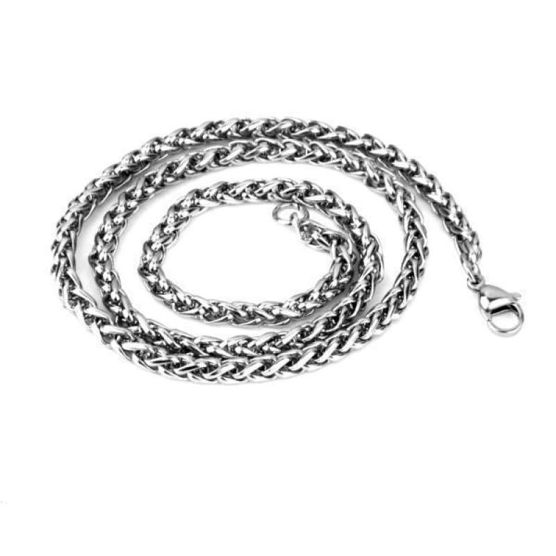 Promo 3x3 MM 26 MENS Silver Stainless 
