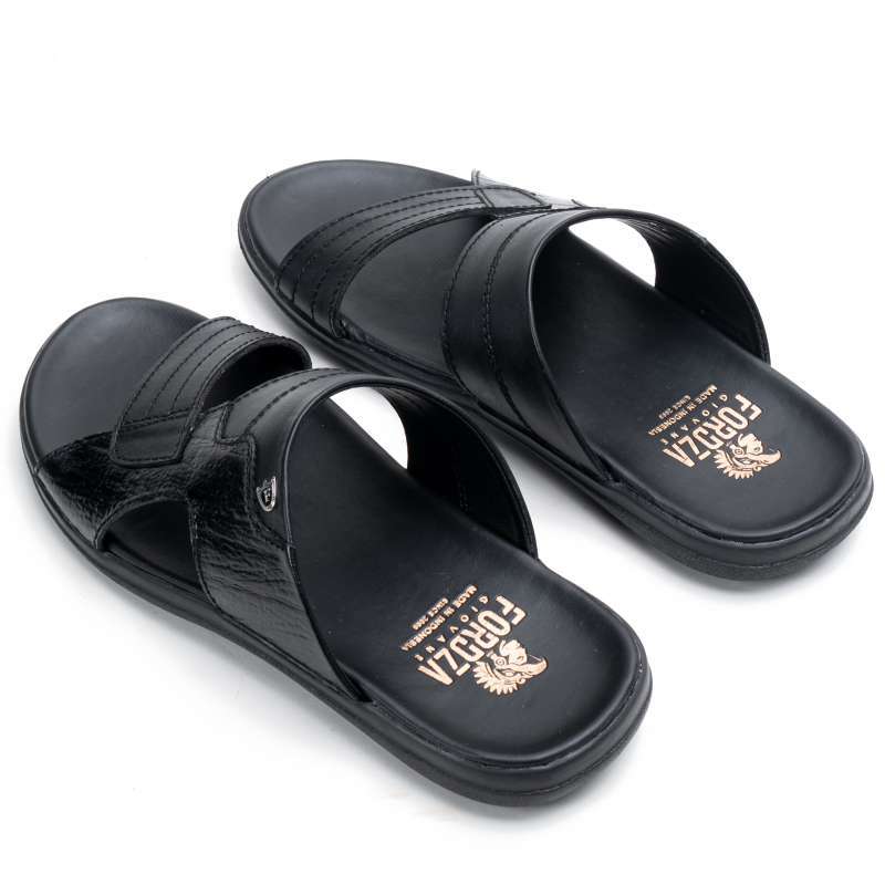 Promo Sandal Pria Casual Kulit Asli Model Kokop Sendal Cowok