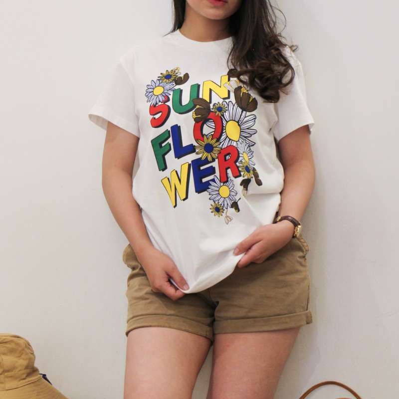 Oversized Sunflower T-Shirt Women 