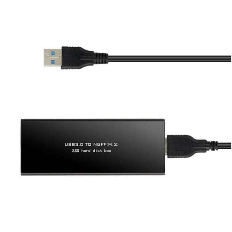 Casing SSD M2 NGFF Sata USB Kabel ADAPTER ENCLOSURE EXTERNAL