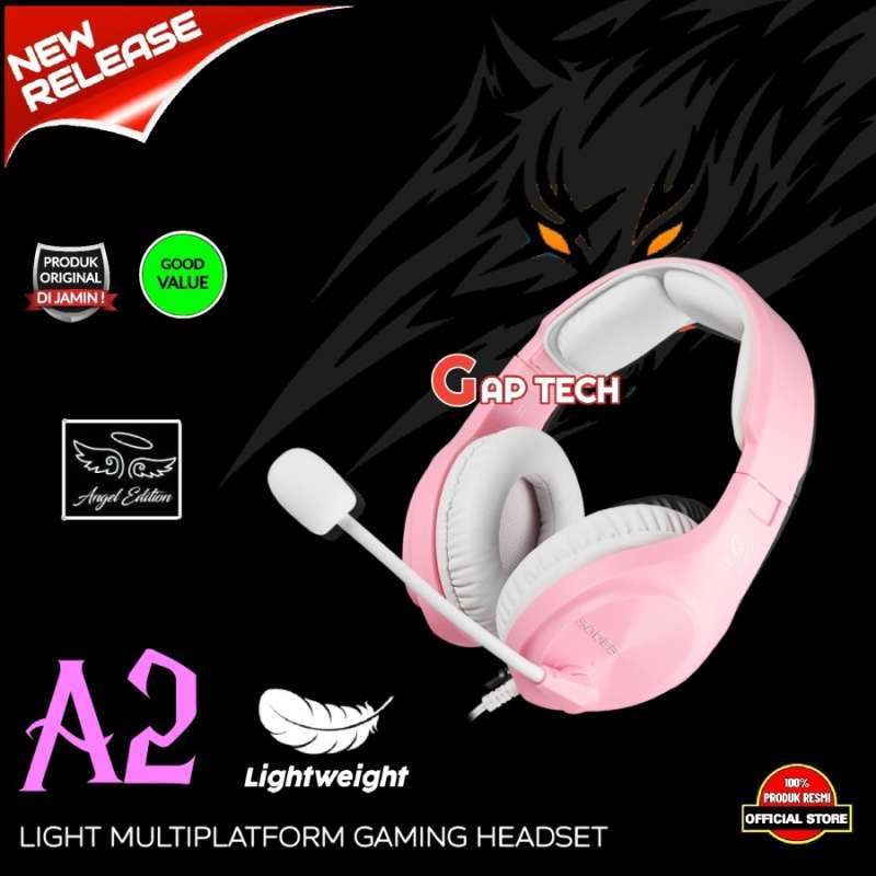 Jual Sades A2 / A 2 Multi-Platform Gaming Headset Original - Pink di Seller  Gap Tech - Mangga Dua Selatan, Kota Jakarta Pusat | Blibli