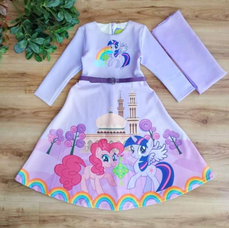 Baju gaun my little pony new arrivals