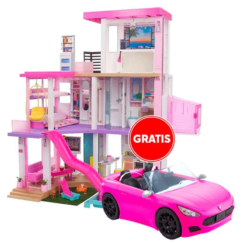 Barbie pool & convertible bundle playset store