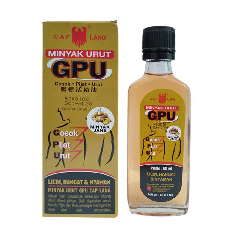 Jual Cap Lang Gpu Jahe Minyak Urut 60 Ml Online Oktober 2020 Blibli Com
