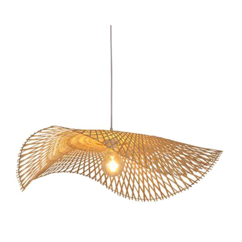 Promo 2x Modern Woven Bamboo Pendant 