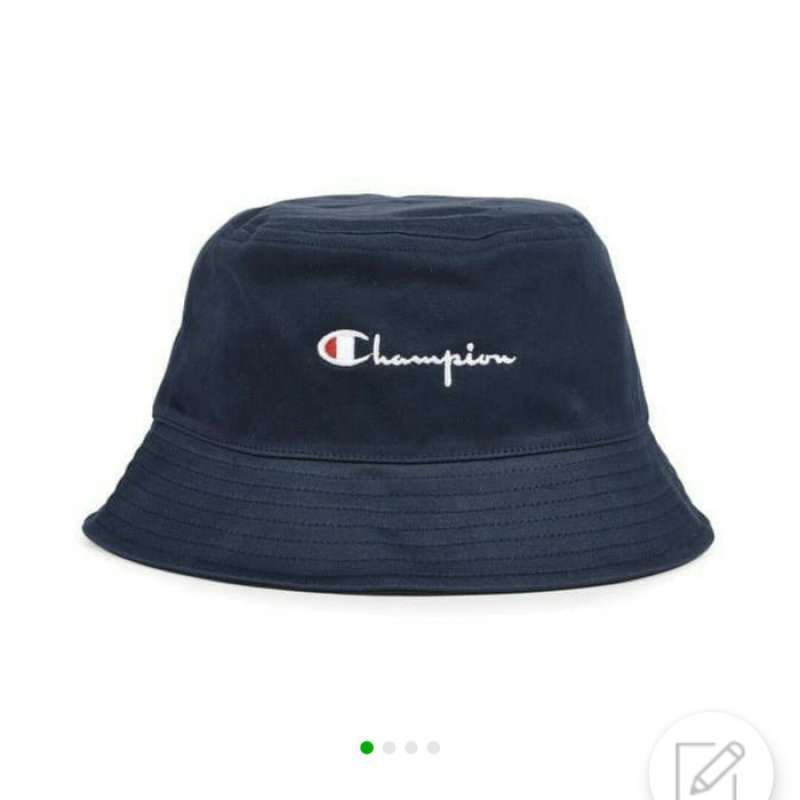 Promo Bucket hat Champion Putih,Hitam 