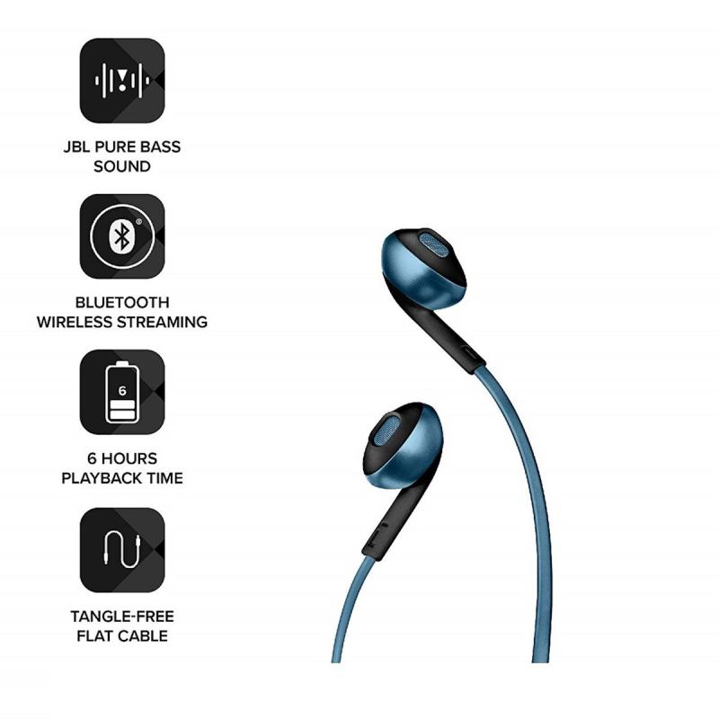 JBL T205 BT / T205BT Bluetooth Earphone 