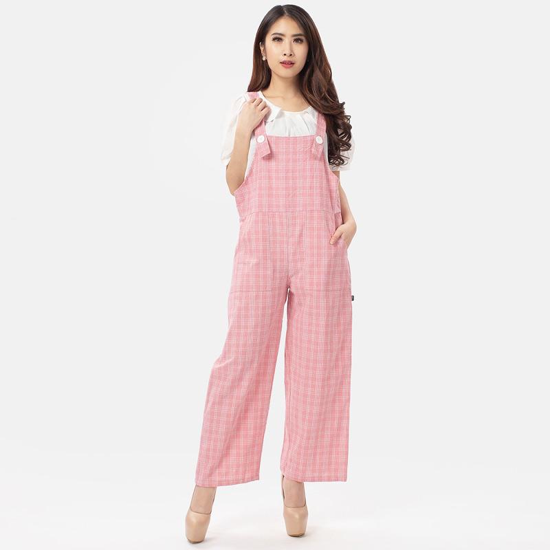 Jual MKY Clothing Plaid Overall 