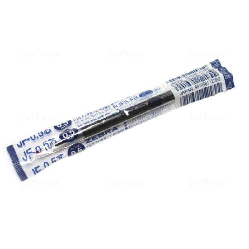 Zebra Sarasa 0.5mm Blue Black Ink Refills - 10 Pack With High Speed Dry Gel Ink Technology