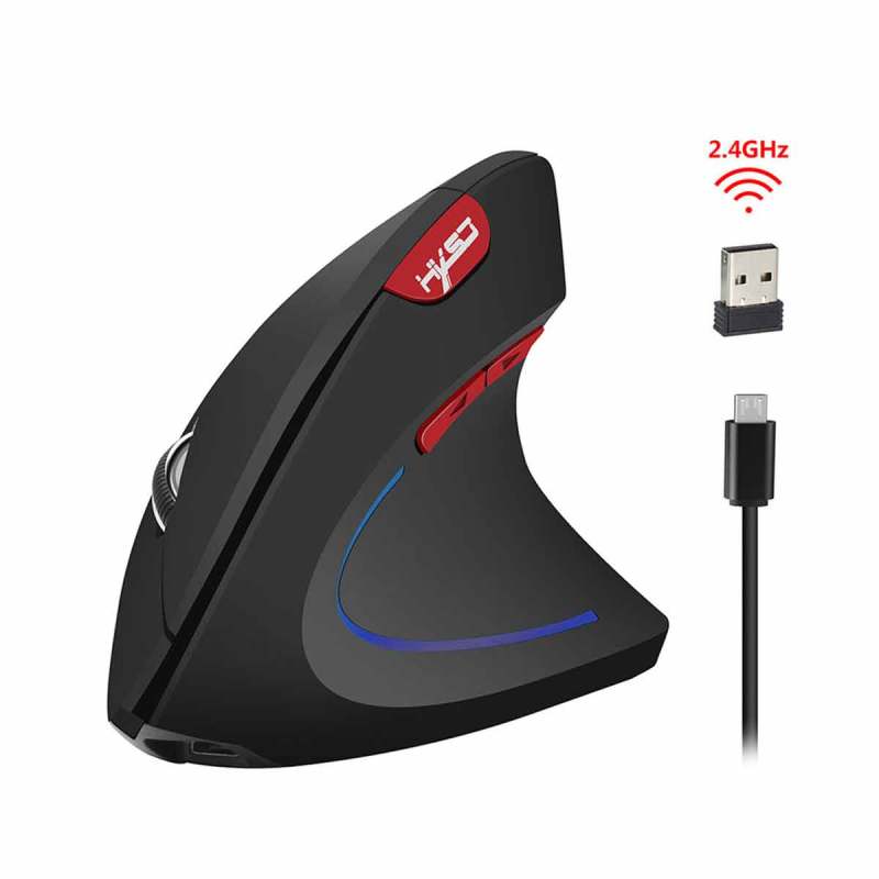 Jual Iit T22 Usb 2 4g Bluetooth Wireless Gaming Mouse Rechargeable Vertical Mouse For Laptop Desktop Computer Online Desember 2020 Blibli