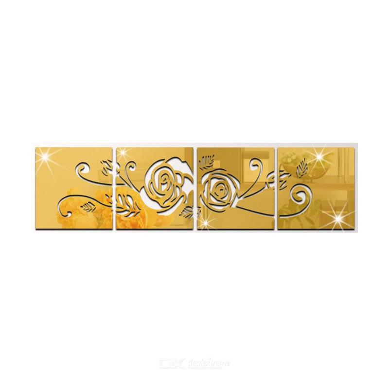 Jual Eds Set Diy 3d Decals Creative Mirror Wall Stickers For Home