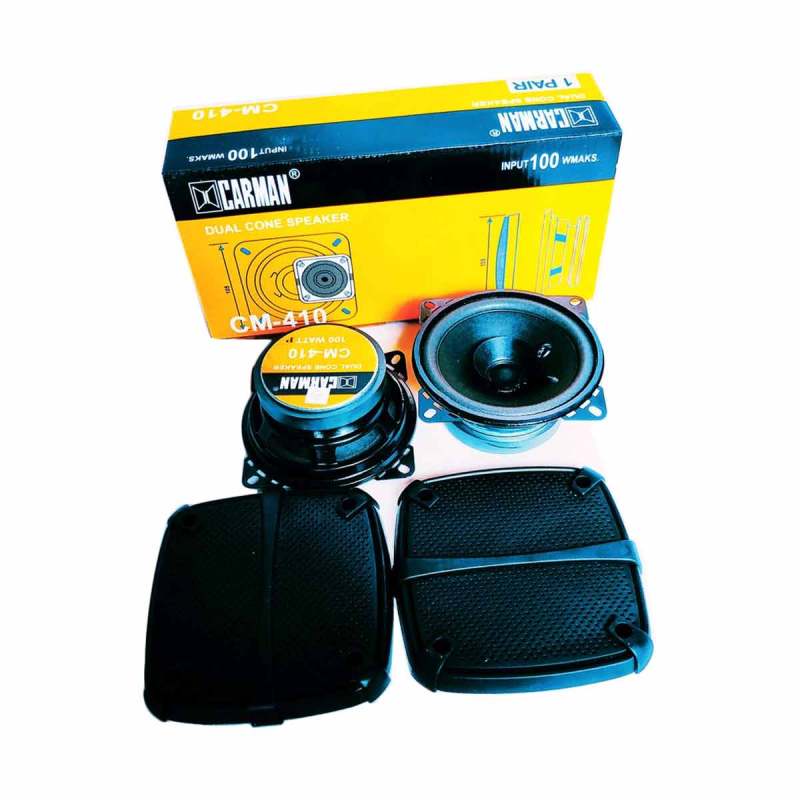 Jual Carman Cm 410 Coaxial Speaker 4 Inch 100w Audio Speaker Mobil Online Februari 2021 Blibli