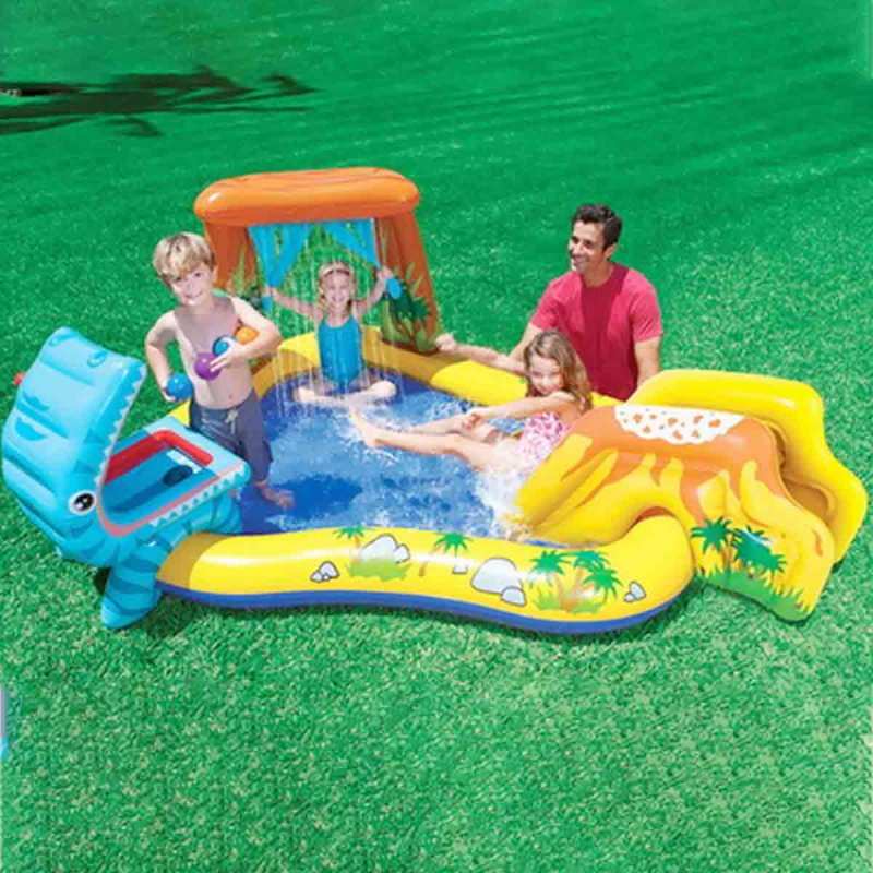 Jual Kolam Renang Anak Dinosaur Kids Play Center Swimming Pool Intex 57444 Online Oktober 2020 Blibli Com