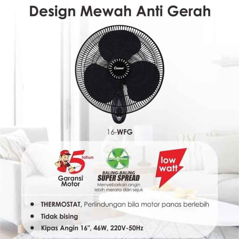Jual Cosmos Kipas Angin Dinding 16 Inch 16 Wfg Online Agustus 2020