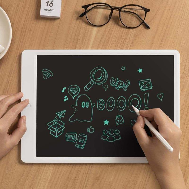 xiaomi mijia kids lcd handwriting small blackboard writing tablet with pen digital drawing electronic imagine pad white 10 inch