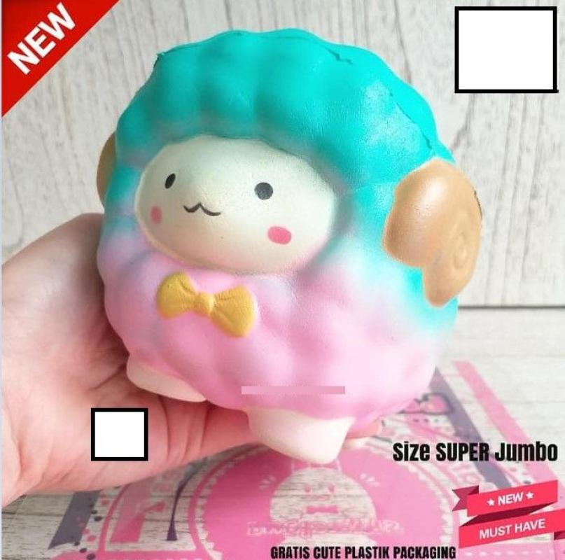 rainbow sheep squishy